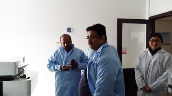 印度客戶到創想儀器參觀考察 印度客戶到創想儀器參觀考察